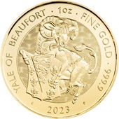 Gold Yale of Beaufort 1 oz - Royal Tudor Beasts 2023