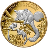 Gold Hörnchenbeutler 1 oz PP - platinbeschichtet - 2022