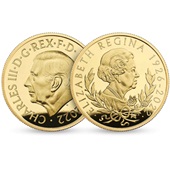 Gold Her Majesty Queen Elizabeth II 1/4 oz PP - The Royal Mint 2022
