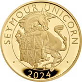 Gold Seymour Unicorn 1/4 oz PP - Royal Tudor Beasts 2024