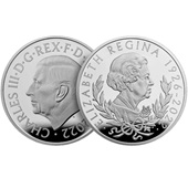 Silber Her Majesty Queen Elizabeth II 1 oz PP - The Royal Mint 2022