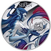 Silber Mythical Creatures - The Siren 2 oz PP - 2023