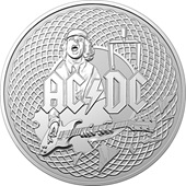 Silber ACDC Frosted Uncirculated 1 oz - RAM 2022