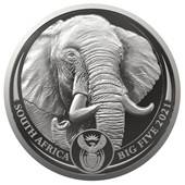 Silber Elefant 1 kg - Big Five Serie II - 2021