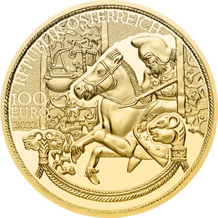 Gold „Das Gold der Skythen“  100 EUR PP AUT - 2022