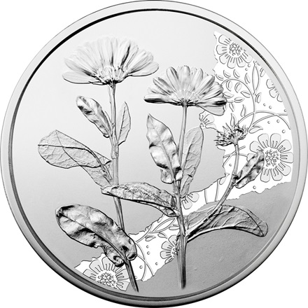 Silber Ringelblume 10 EUR HGH AUT - 2022
