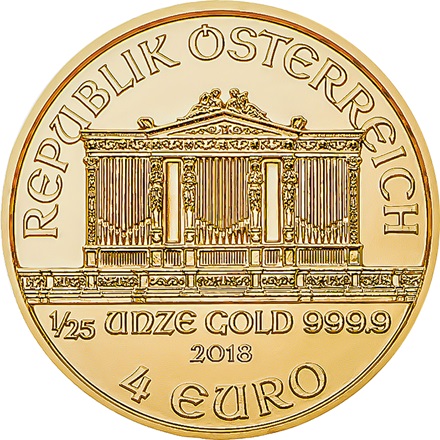 Gold Philharmoniker 1/25 - EUR