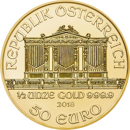 Gold Philharmoniker 1/2 - EUR