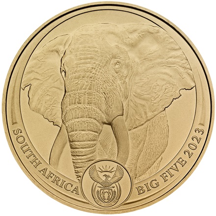 Gold Elefant 1 oz - Big Five 2023