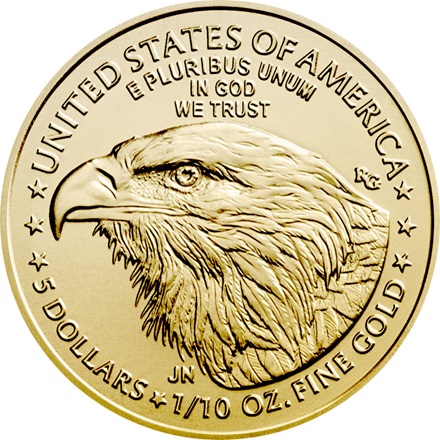 Gold American Eagle 1/10