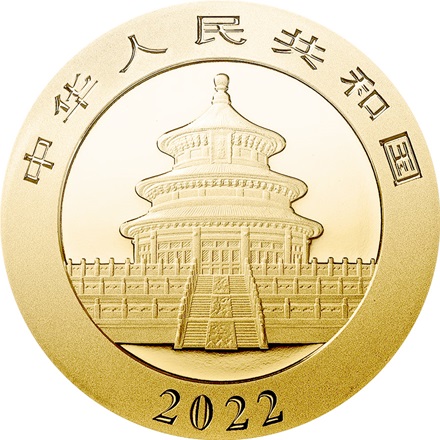 Gold China Panda 1 g - 2022