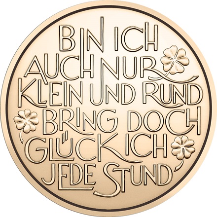 Bronze Glücksjeton "Kurti auf Reisen" 2023