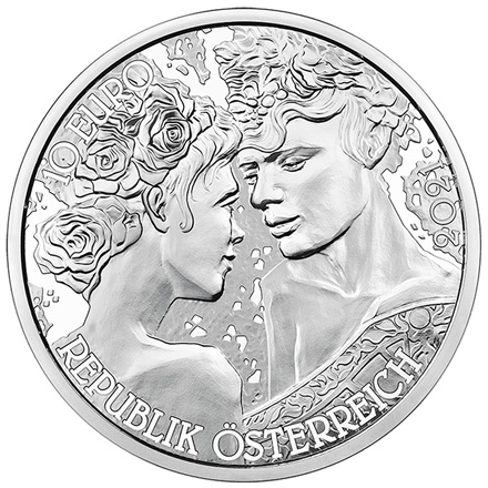 Silber Rose 10 EUR HGH AUT - 2021