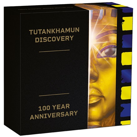 Silber Tutanchamun 2 oz - PP Teilvergoldet - 2022