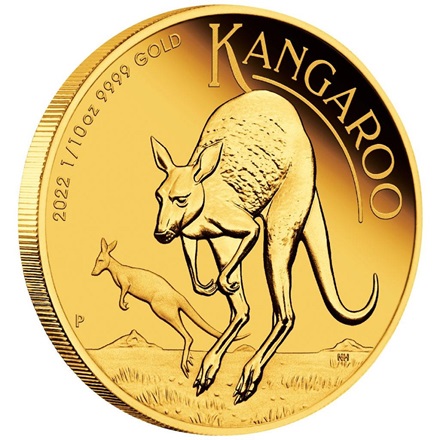 Gold Känguru 1/10 oz PP - 2022