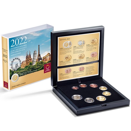 Kupfer Euro-Münzensatz PP AUT - 2022