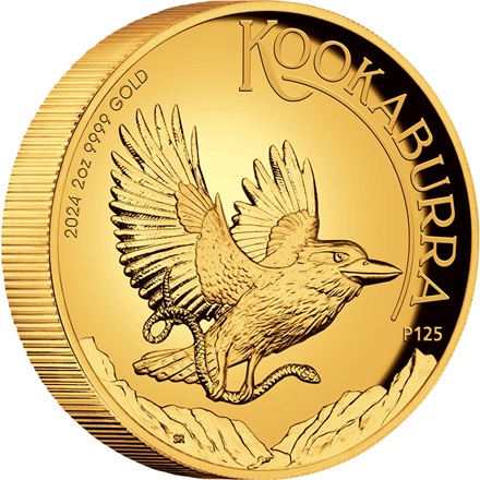 Gold Kookaburra 2 oz PP - High Relief 2024