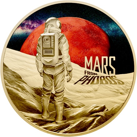 Gold Mars from Phobos 1 oz PP - 2024