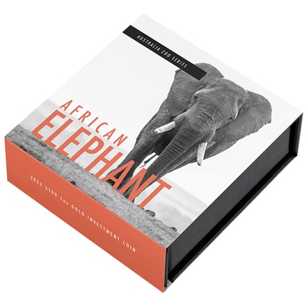 Gold African Elefant - Australia Zoo - 1 oz - RAM 2022