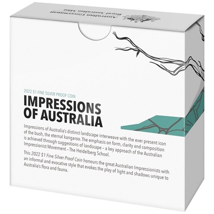 Silber Känguru - Impressions of Australia - 1 oz PP - RAM - 2022
