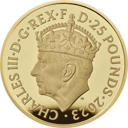 Gold King Charles III - Krönung 1/4 oz PP - The Royal Mint 2023