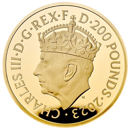Gold King Charles III - Krönung 2 oz PP - The Royal Mint 2023