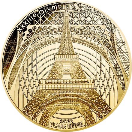 Gold Paris 2024 - Eiffelturm 1 oz PP - 2024