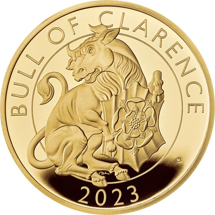 Gold Bull of Clarence 1/4 oz PP - Royal Tudor Beasts 2023