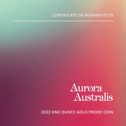 Gold Aurora Australis 1 oz - 2022