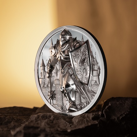 Silber Iron Knight 5 oz PP - smartminting® 4.0 - 2024