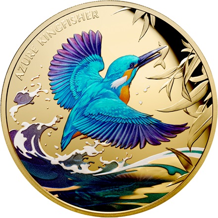 Gold Azure Kingfisher 1 oz PP - 2023
