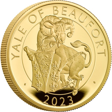 Gold Yale of Beaufort 1 oz PP - Royal Tudor Beasts 2023