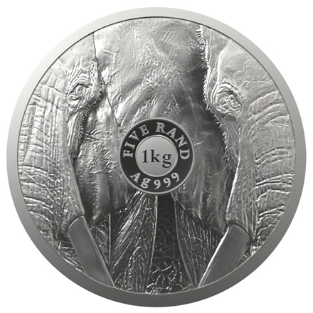 Silber Elefant 1 kg - Big Five Serie II - 2021