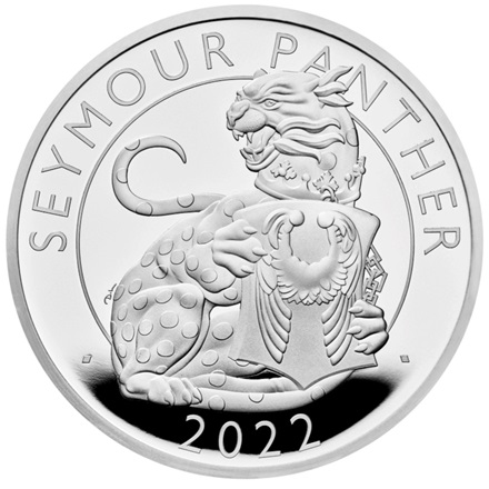 Silber The Seymour Panther 1 oz PP - Royal Tudor Beasts 2022