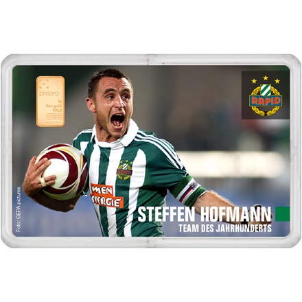 Goldbarren 1g - RAPID Gold Card "Steffen Hofmann"