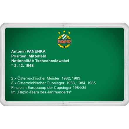 Goldbarren 1g - RAPID Gold Card "Antonin Panenka"