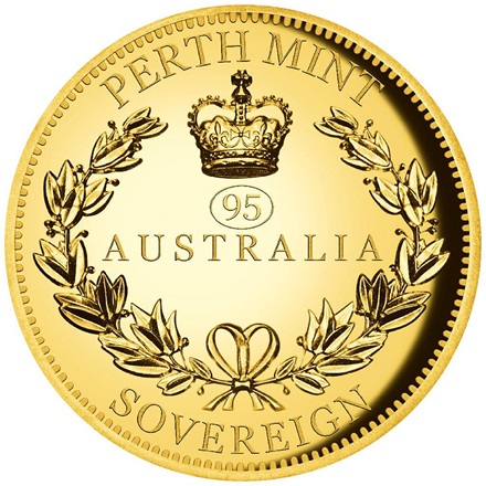 Gold Sovereign - 95. Geb. - Piedfort PP High Relief - 2021