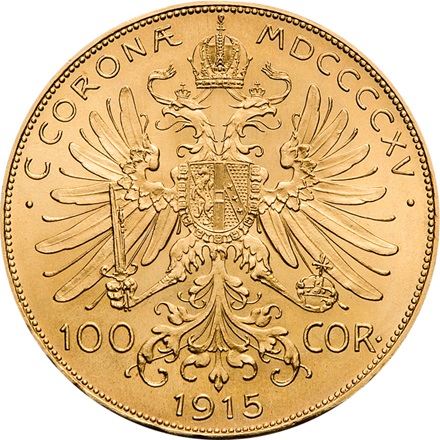 Gold 100 Kronen