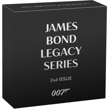Silber James Bond Legacy Serie - Roger Moore 1 oz PP - 2022