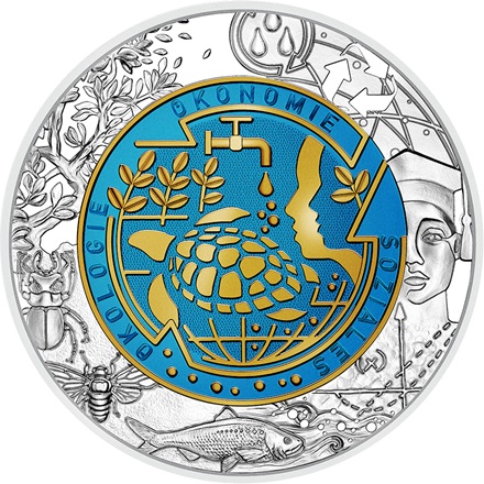 Silber Niob-Münze "Erderwärmung" 25 EUR HGH AUT - 2023