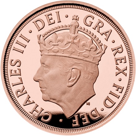 Gold Sovereign Krönung King Charles - 4 Coin Set PP - 2023