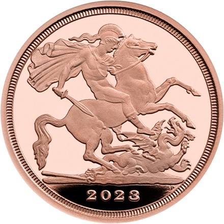 Gold Sovereign Krönung King Charles - 4 Coin Set PP - 2023