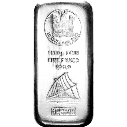 Silber Fiji 1 kg Münzbarren - differenzbesteuert